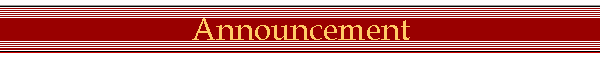 Announcement